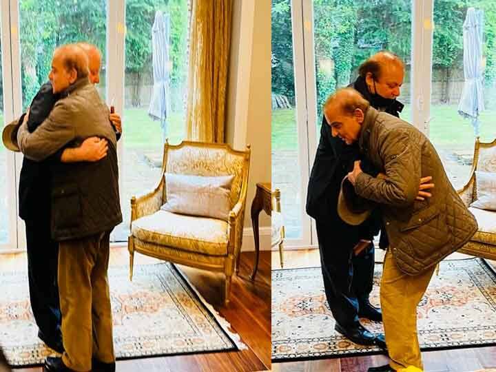 Pakistan's PM Shahbaz Sharif met Nawaz Sharif in London meeting is politically important Shehbaz Sharif Meets Nawaz Sharif: पाकिस्तान के पीएम शहबाज शरीफ ने लंदन में की नवाज शरीफ से मुलाकात