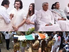 Last Rites Of Pt Shiv Kumar Sharma Take Place With Full State Honours, Amitabh & Jaya Bachchan, Javed Akhtar & Others Attend- PICS