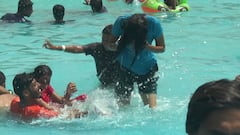 મહેસાણાઃ ગરમી વચ્ચે વોટર પાર્કમાં જામ્યો વેકેશનનો મૂડ, લોકોની ભીડ વોટર પાર્કમાં ઉમટી પડી