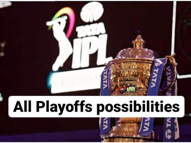 IPL 2022 Playoffs Chances: Gujarat Titans playoffs, know equation of remaining three spots IPL 2022 Playoffs Chances: ਗੁਜਰਾਤ ਨੇ ਪਲੇਆਫ 'ਚ ਪੱਕੀ ਕੀਤੀ ਥਾਂ, ਬਾਕੀ ਟੀਮਾਂ 'ਚ ਜੰਗ ਅਜੇ ਬਾਕੀ