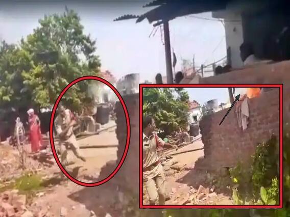 Man Set MPO on Fire In Karimnagar: పిచికారి మెషీన్ తో పెట్రోల్ చల్లాడు | ABP Desam