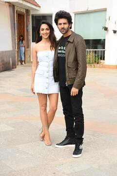 bhool bhulaiyaa 2: कार्तिक आर्यन-कियारा आडवाणी का प्रमोशन के दौरान दिखा स्टाइलिश अवतार, फोटोज वायरल