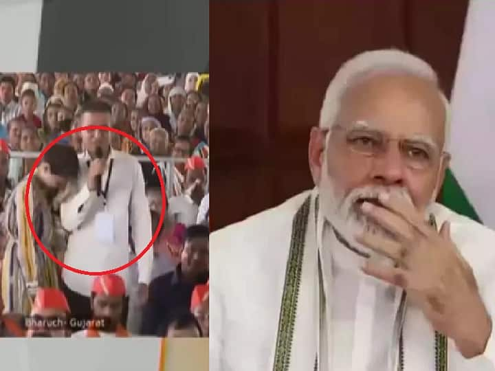 PM Narendra Modi gets emotional during video interaction with Gujarat people a man named Ayub Patel Watch Video: ’’என் அப்பாவுக்காக..’’ சிறுமி சொன்ன ஒற்றை பதில்.. பேசமுடியாமல்  கண்கலங்கிய பிரதமர் மோடி!!