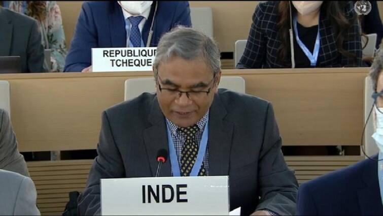 India calls for protection of human rights in Ukraine at UN Human Rights Council સંયુક્ત રાષ્ટ્રમાં ભારતે પહેલી વાર યુક્રેનની ચિંતા કરતા નિવેદન આપ્યું, જાણો શું કહ્યું