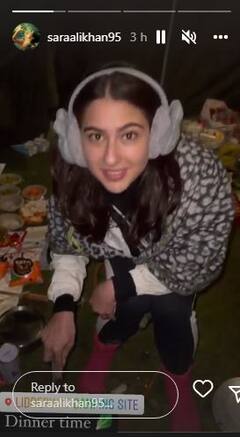 Sara Ali Khan's Cooking Class: ਸਾਰਾ ਅਲੀ ਖ਼ਾਨ ਪਹਾੜਾਂ 'ਚ ਲੈ ਰਹੀ ਕੁਕਿੰਗ ਕਲਾਸ, ਵੀਡੀਓ ਕੀਤਾ ਸ਼ੇਅਰ