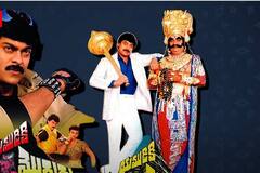 Pardesi Pedamma Kathalu|Chiranjeevi Vijayashanti Radha కాంబినేషన్ లో అలరించిన Yamudiki Mogudu