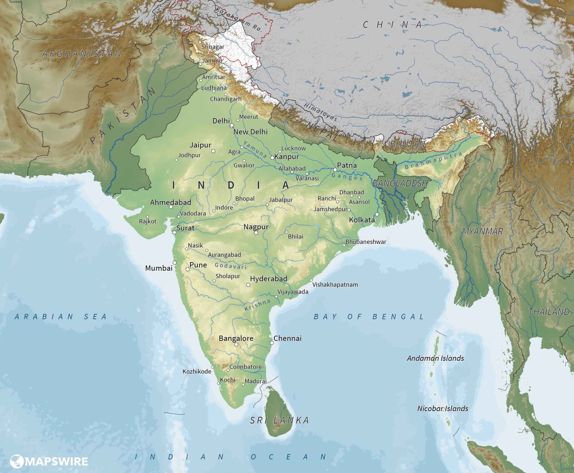 இந்தியாவுடன் எல்லை தூரங்களை பகிர்ந்து கொள்ளும் நாடுகளை பற்றி காண்போம்