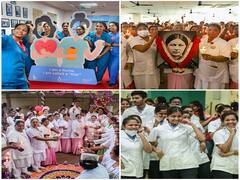 IN PICS | Nurses Celebrate Florence Nightingale's Birth Anniversary As International Nurses Day