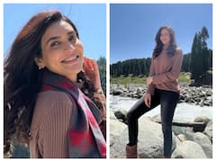 Karishma Tanna Photos: Kashmir की खूबसूरत वादियों के बीच सूरज की रोशनी में शाइन करती दिखीं करिश्मा तन्ना, एक्ट्रेस की ये मुस्कुराहट बना देगी दीवाना !