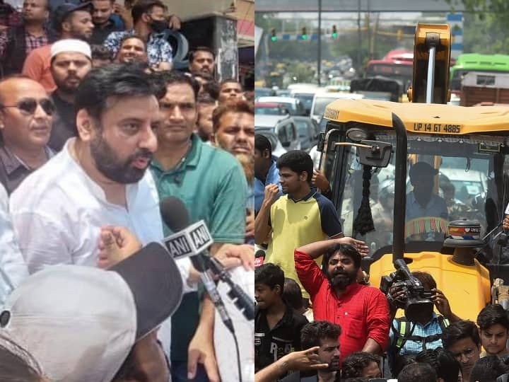 AAP MLA Amanatullah Khan arrested by Delhi Police in MCD Bulldozer Action Amanatullah Khan Arrested: दिल्ली पुलिस ने ओखला से AAP के विधायक अमानतुल्लाह खान को गिरफ्तार किया