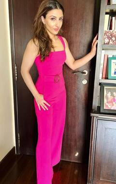 Soha Ali Khan Photos: ਗੁਲਾਬੀ ਡਰੈੱਸ 'ਚ ਸੋਹਾ ਅਲੀ ਖਾਨ ਦਾ ਸ਼ਾਨਦਾਰ ਲੁੱਕ