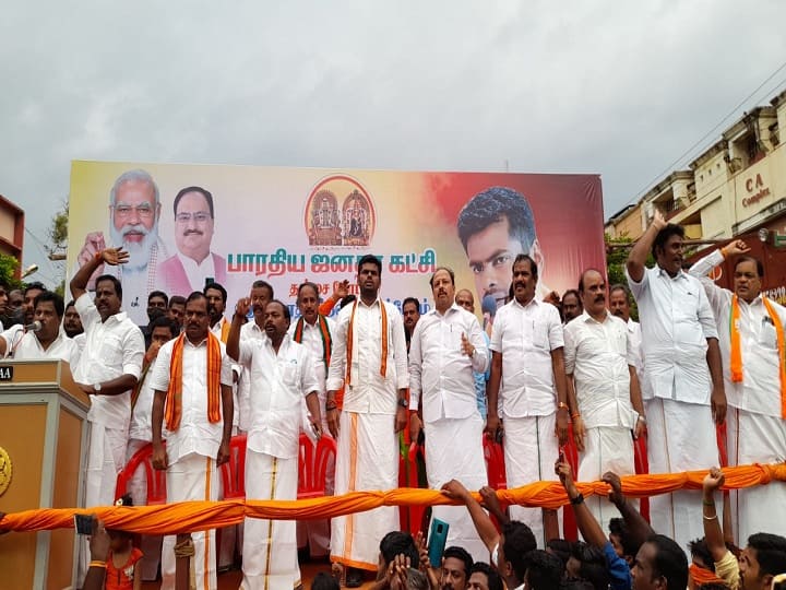 Thiruvarur BJP meeting, Leader Annamalai speaks ‛ஸ்டாலினுக்கு இரு வியாதிகள் உள்ளன’ பாஜக தலைவர் அண்ணாமலை பரபரப்பு பேச்சு!