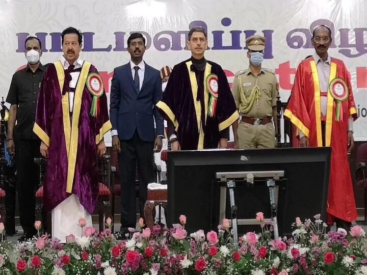 Bharathiar University Convocation: இந்தி சர்ச்சை.. ஒரே மேடையில் ஆளுநர் ரவி vs அமைச்சர் பொன்முடி காரசாரம்!