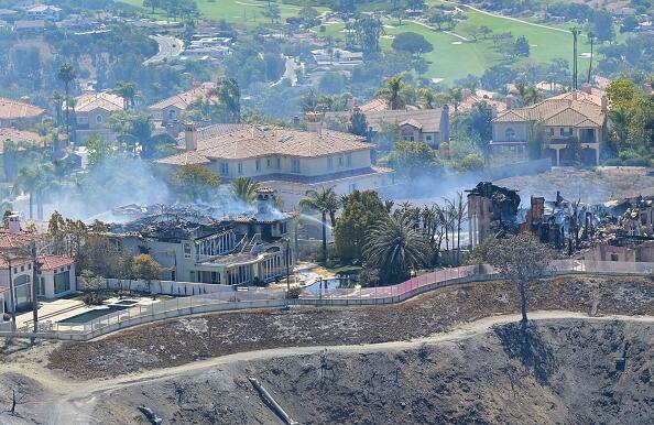 Mandatory evacuations were ordered and remained in effect for areas of Laguna Niguel, a community of about 64,000 people southeast of Irvine in Orange County's southern end. Residents in adjacent Laguna Beach were urged to be cautious.(Source: Getty Images)