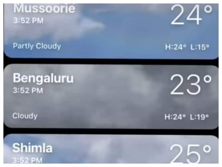 Bengaluru 'Cooler Than Shimla, Mussoorie', Netizens 'Packing Bags Already' Bengaluru 'Cooler Than Shimla, Mussoorie', Netizens 'Packing Bags Already'