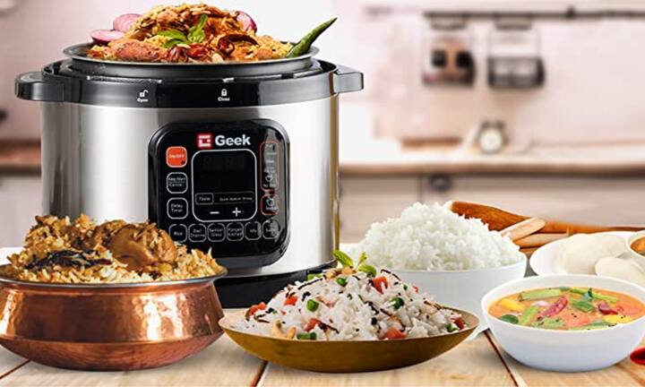 Best automatic Pressure Cooker wonder chef Electric Pressure Cooker automatic Cook Pot On Amazon किचन के लिये जरूर खरीदें ये ऑटोमेटिक कुकिंग पॉट, बस एक बटन से बन जायेगा खाना