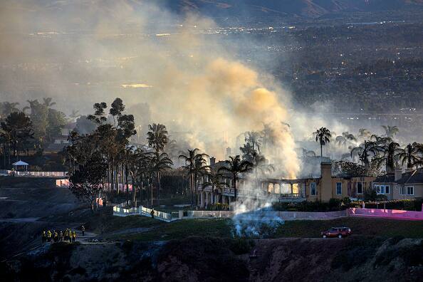 The Coastal Fire's origin is being investigated. According to Fennessy, as a result of climate change, fuel beds in Southern California and throughout the West have become so dry that they are amplifying wildfire danger and intensity.(Source: Getty Images)