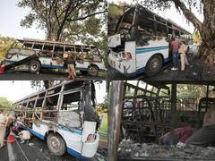 Jammu Fire in Bus: जम्मू में बस में आग लगने से चार लोगों की मौत, तस्वीरों में देखें मंजर