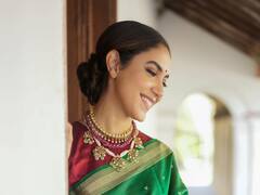Actress Rituvarma : பச்சை நிறமே, பச்சை நிறமே... பச்சை சேலையில் பஞ்ச வர்ண கிளியாய் ரிது வர்மா!
