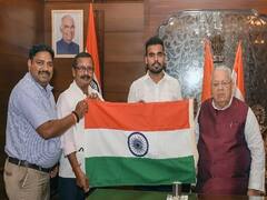 पर्वतारोही नीतीश सिंह माउंट कोजास्को पर फहराएंगे तिरंगा, राजस्थान के राज्यपाल भेंट किया राष्ट्रीय ध्वज