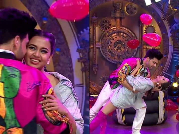 Karan Kundrra Tejasswi Prakash romantic Dance Video fans say couple goals the khatra khatra show Karan Kundrra-Tejasswi Prakash Dance Video: करण कुंद्रा-तेजस्वी प्रकाश ने किया रोमांटिक डांस, वीडियो देख फैंस बोले- 'कपल गोल्स'