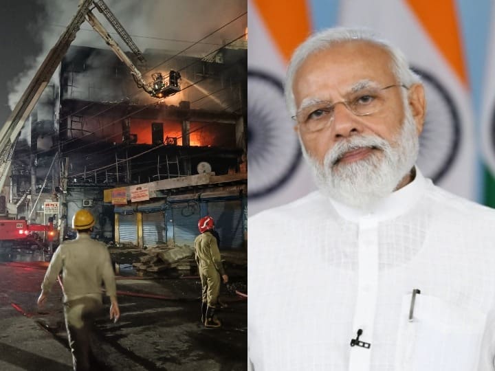 Massive Fire Mundka Delhi PM Modi says My thoughts are with the bereaved families Massive Fire Delhi: 'मुंडका में झुलस रही जिंदगियां', दर्दनाक हादसे पर पीएम मोदी ने जताया दु:ख, मुआवजे का किया एलान