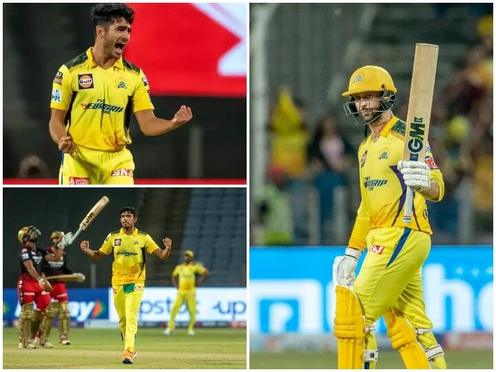 These 3 players of Chennai Super Kings have performed brilliantly in IPL 2022  Devon Conway Mukesh Choudhary Maheesh Theekshana IPL 2022: प्लेऑफ से बाहर हुई CSK, पर इन 3 खिलाड़ियों ने किया शानदार प्रदर्शन