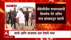 14 May रोजी शिवसेनेची सभा, सभास्थळाची Anil Parab यांच्याकडून पाहणी : ABP Majha