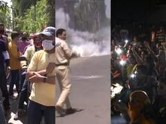 Jammu & Kashmir: कश्मीरी पंडित की हत्या के बाद घाटी में भारी गुस्सा, प्रदर्शनकारियों पर पुलिस ने दागे आंसू गैस के गोले