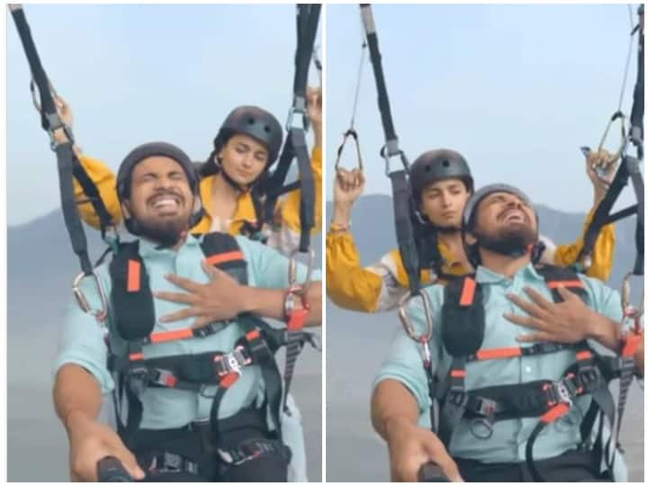 Alia Bhatt in new ad Viral video with Land Kara De man   Watch: लैंड करा दे मैन के साथ आलिया भट्ट ने शूट किया एड वीडियो, सोशल मीडिया पर वायरल