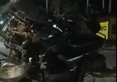 પાલનપુર: રખડતાં ઢોરનો આતંક, બાઇક સવારને લીધો અડફેટે, જુઓ વીડિયો