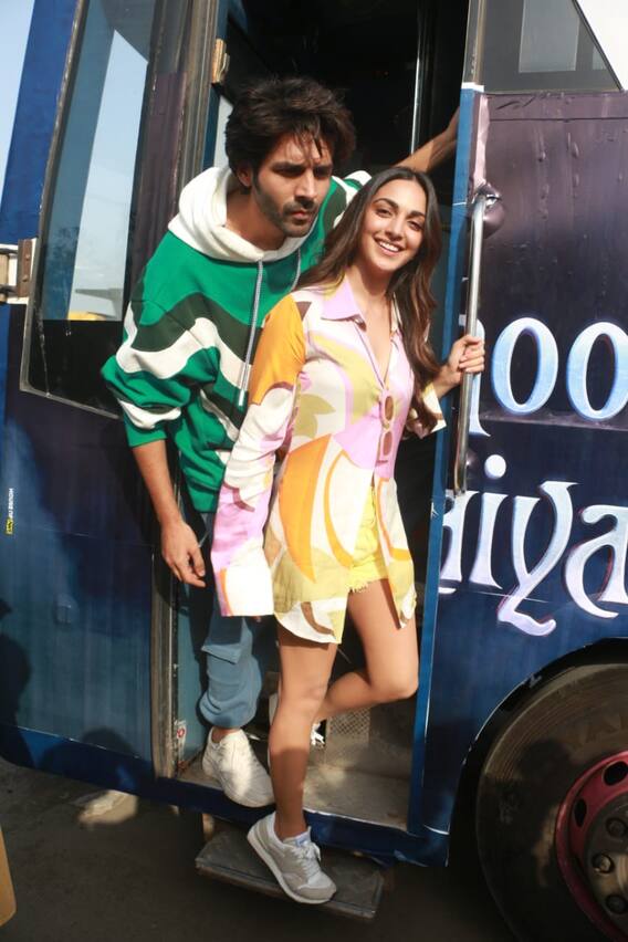 ছবির প্রচারে হালকা মুডে কার্তিক-কিয়ারা