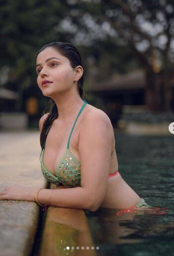 Rubina Dilaik ਨੇ ਬਿਕਨੀ 'ਚ ਸ਼ੇਅਰ ਕੀਤੀਆਂ ਸਿਜ਼ਲਿੰਗ ਤਸਵੀਰਾਂ