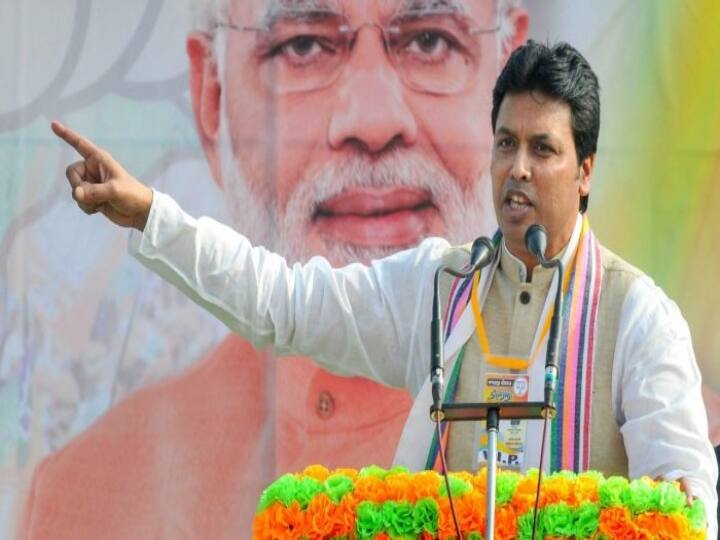 Tripura CM Biplab Kumar Deb says has submitted resignation to governor Biplab Kumar Deb Resignation :  நேற்று அமித்ஷாவுடன் சந்திப்பு! இன்று திரிபுரா முதலமைச்சர் திடீர் ராஜினாமா...! காரணம் என்ன?