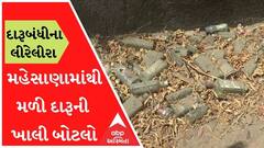 મહેસાણા જિલ્લા પંચાયત કેચરી પાછળથી મળી દારૂની ખાલી બોટલો, જુઓ વીડિયો