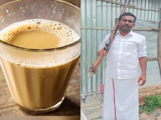 'டீ குடிக்கும் கேப்பில் நடந்த போட்டோஷூட்: கைதியின் உறவினர் காரியத்தால் போலீஸ் சஸ்பெண்ட்!