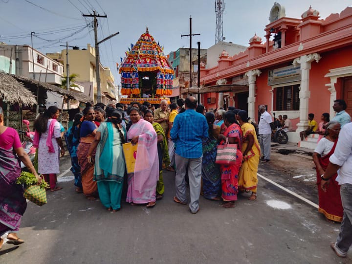 ‛கோவிந்தா... கோவிந்தா... கோஷம்’  அபய பிரதான ரங்கநாதர் ஸ்வாமி சித்திரை திருவிழா தேரோட்டம்!