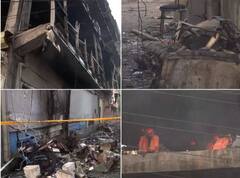ਦਿੱਲੀ : ਮੁੰਡਕਾ ਮੈਟਰੋ ਸਟੇਸ਼ਨ ਨੇੜੇ ਲੱਗੀ ਭਿਆਨਕ ਅੱਗ, ਤਿੰਨ ਮੰਜ਼ਿਲਾ ਇਮਾਰਤ ਸੜ ਕੇ ਸੁਆਹ, ਵੇਖੋ ਦਿਲ ਦਹਿਲਾ ਦੇਣ ਵਾਲੀਆਂ ਤਸਵੀਰਾਂ