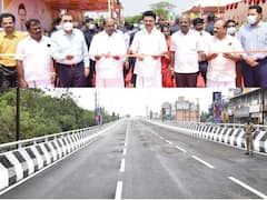 TN CM Stalin Inaugurates Chennai's Longest Unidirectional Flyover Built At Cost Of Rs 95.21 Cr