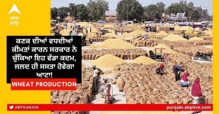 wheat price wheat production in india wheat price delhi wheat price per kg central government Wheat Price Hike: ਕਣਕ ਦੀਆਂ ਵਧਦੀਆਂ ਕੀਮਤਾਂ ਕਾਰਨ ਸਰਕਾਰ ਨੇ ਚੁੱਕਿਆ ਇਹ ਵੱਡਾ ਕਦਮ, ਜਲਦ ਹੀ ਸਸਤਾ ਹੋਵੇਗਾ ਆਟਾ!