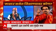CM Uddhav Thackeray ठाकरेंची आज Mumbai मध्ये सभा, ठाकरे कुणाकुणाचा समाचार घेणार ? : ABP Majha