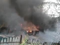 Thane Fire : ठाणे: शिळफाटामध्ये चार गोदामांना भीषण आग, जीवितहानी नाही