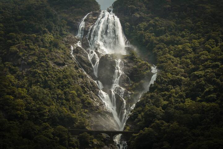 தத்சாகர் நீர்வீழ்ச்சி, கர்நாடகா மற்றும் கோவா,310 மீட்டர்