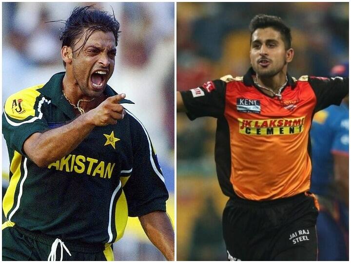 Shoaib Akhtar on Umran Malik he can break the record of bowling the fastest ball in international cricket 'मेरा रिकॉर्ड तोड़ते तोड़ते कहीं अपनी हड्डियां ना तुड़वा बैठें', उमरान मलिक पर शोएब अख्तर ने दिया बड़ा बयान