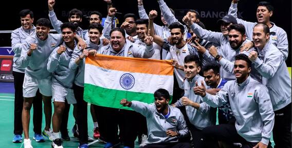 Thomas Cup: ব্যাডমিন্টনে ইতিহাস ভারতের, ১৪ বারের কাপজয়ী ইন্দোনেশিয়াকে হারিয়ে চ্যাম্পিয়ন।Bangla News