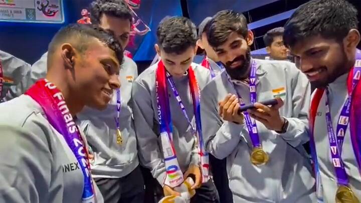 In the second singles, Srikanth defeated Asian Games gold medallist Jonatan Christie 21-15 23-21 to seal the historic gold medal in Thomas Cup 2022 for India. Honoring the India team, the Sports Ministry rewarded the winning team with Rs 1 crore. (Pic Courtesy: PTI)