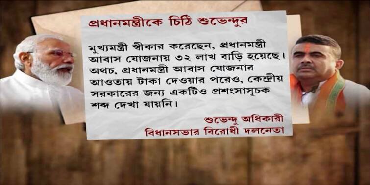 Suvendu Adhikari writes to Narendra Modi complaining about Mamata BAnerjee government Suvendu Adhikari Update: মমতার পর মোদিকে চিঠি শুভেন্দুর, রাজ্যকে আক্রমণ, তরজায় তৃণমূল-বিজেপি