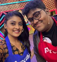 CWC clicks: அம்மு அபிராமி பகிர்ந்த குக் வித் கோமாளி செட் க்ளிஸ்