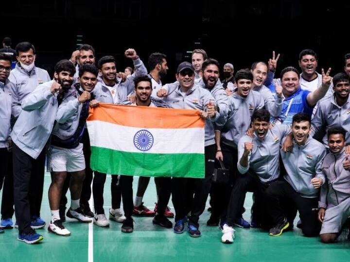 Thomas Cup 2022 Final: Sports Ministry Announces Rs 1 Crore Cash Award For Victorious Indian Men's Team Thomas Cup 2022: Sports Ministry Announces Rs 1 Crore Cash Award For Victorious Indian Men's Team