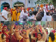 Udaipur News: उदयपुर के भींडर में आराध्यदेव नृसिंह भगवान की मनाई गई चतुर्थदशी, चांदी के रथ में निकली रथयात्रा